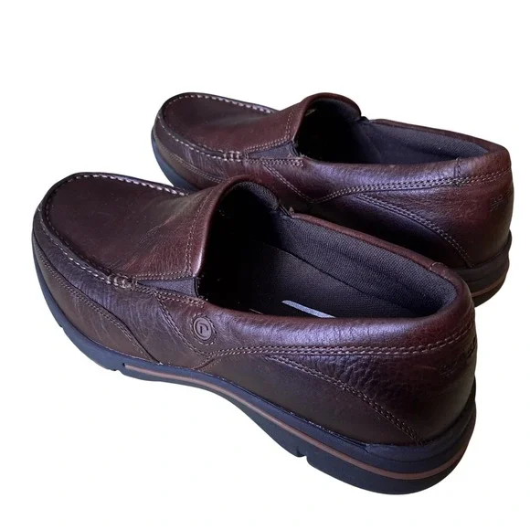 Rockport XCS Kinetic Air Circulator Mens Brown Leather Loafers Size 8.5 M - Picture 4 of 8